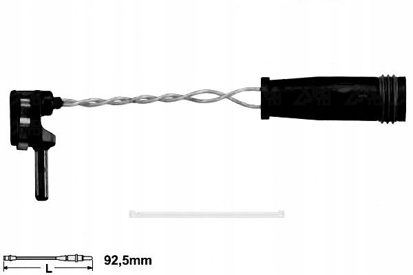 фото №10, Датчик гальмівні колодки ham.mercedes a w176 12- ate 24.8190-0067.2 контакт