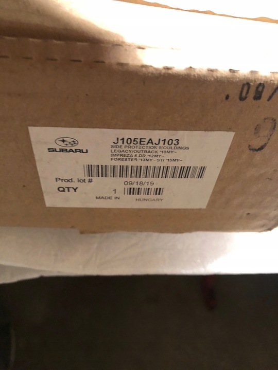 фото №1, Планка правая дверь legacy outback forester org n