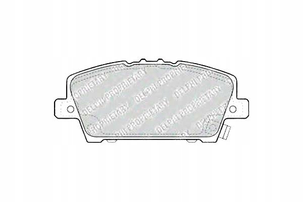 фото №2, Гальмівні колодки гальмівні honda civic viii 1.4-2.2d 09.05-