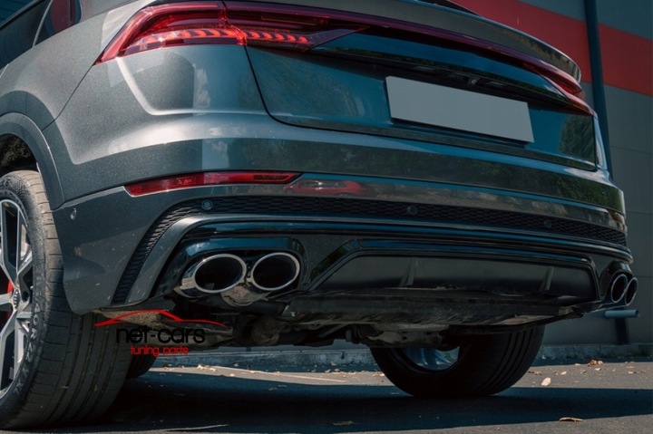 фото №13, Диффузор спойлер audi q8 18- s line sq8 наконечники c