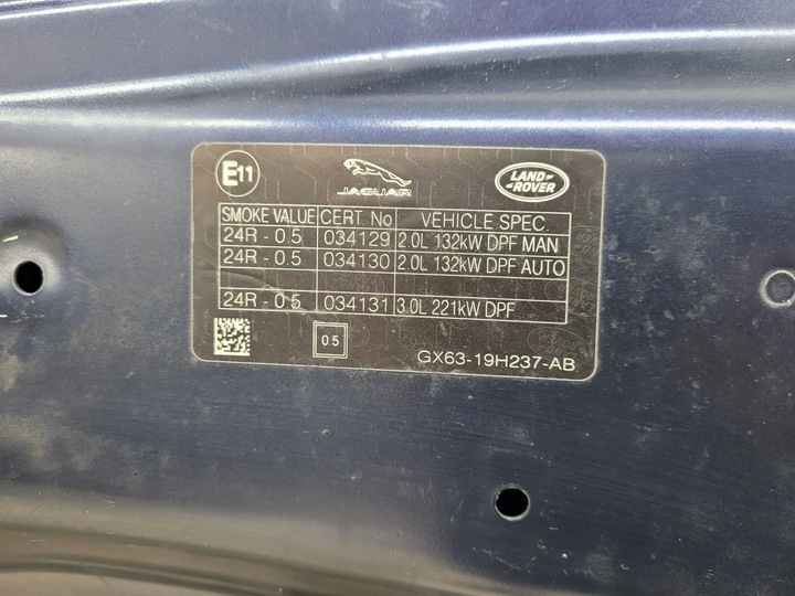 фото №15, Jaguar xf ii 2 x260 15+ капот кришка двигуна перед передня fv