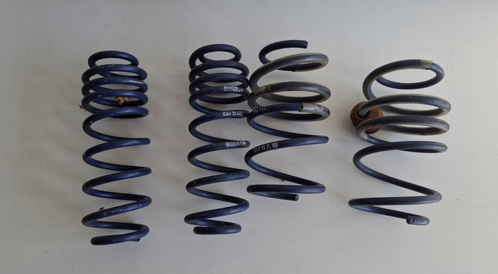 фото №1, Комплект пружин sportowych h&r сині leon fr cupra golf gti skoda vrs