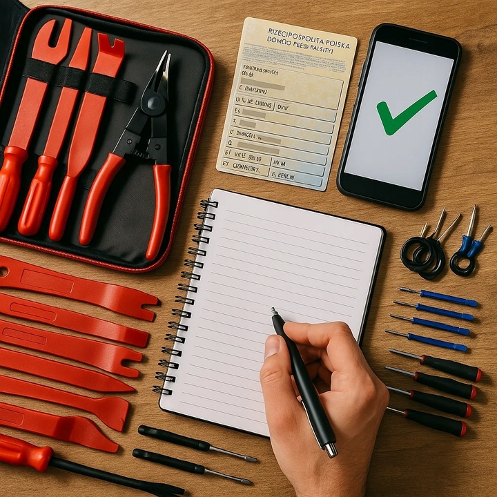 фото №6, Ściągacze пелюстки do демонтажу оббивка кліпси радіо ключі do контактів