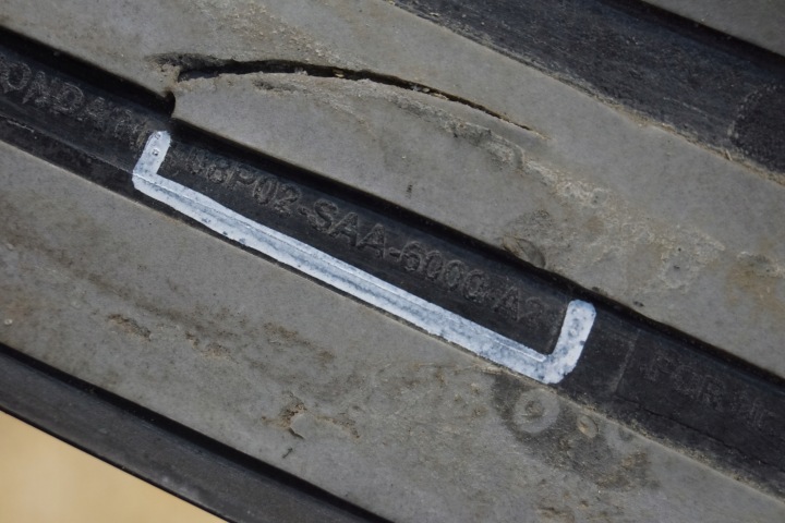 фото №12, Накладка бампера зад honda jazz i 08p02-saa-6000-a2