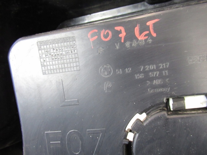 фото №9, Ползун держатель крыльев левый зад bmw f07 gt