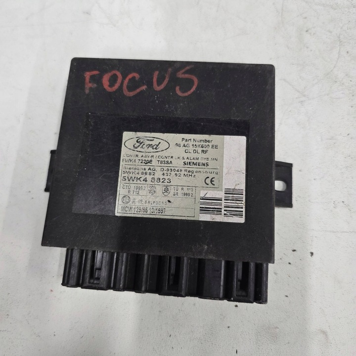 фото №1, Ford focus модуль комфорта 98ag15k600ee