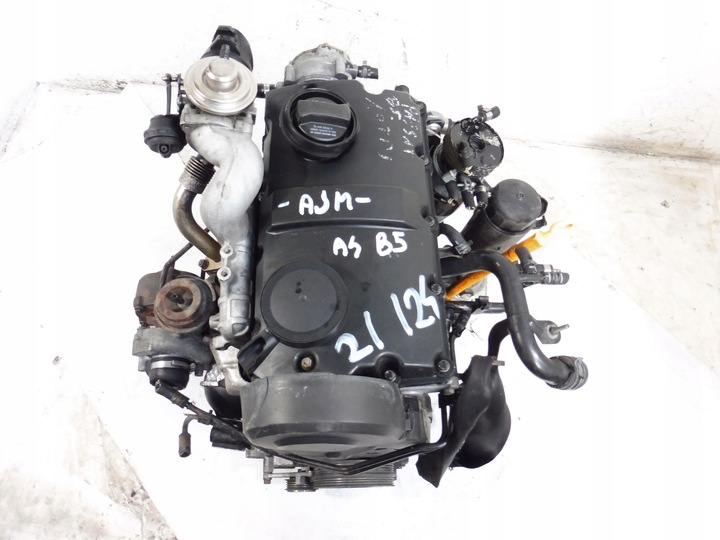 фото №9, Двигатель стойка ajm atj турбонагнетатель audi a6 c5 vw passat b5 1.9 tdi 115 km