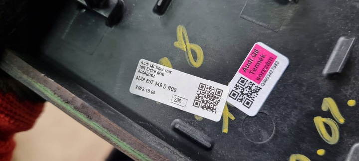 фото №14, Sq8 4m rsq8 q8 планка декоративна dekor двері лівий зад 4m8867449d rq8