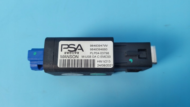 фото №11, Peugeot 308 iii p5 21r гнездо port usb-c 98483947vv 9848394880