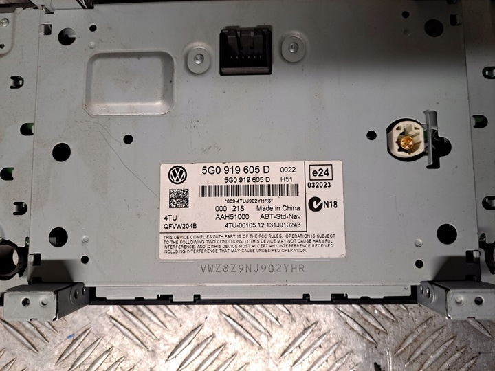 фото №5, Vw golf vii 7 монітор wyświtlacz радіо 5g0919605d