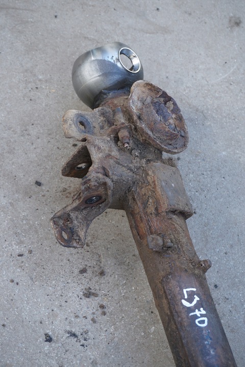 фото №13, Land cruiser 70 lj70 чохол корпус міст перед 2,4 td 89r