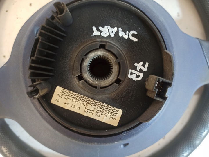 фото №10, Smart fortwo i 0.6 руль подушка безопасности 450 0001240v013