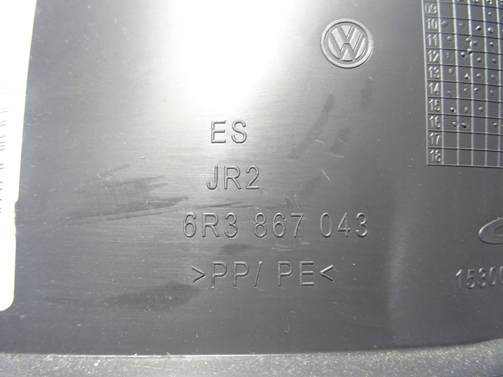 фото №8, Боковина зад задний левый vw polo v 5 6c0 6c рестайлинг 14-17 3d 3 дверь 6r3867043