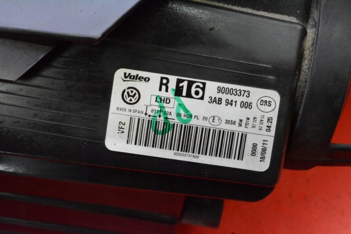 фото №8, Фара праве фара передня eu 3ab941006 vw passat b7 10-15