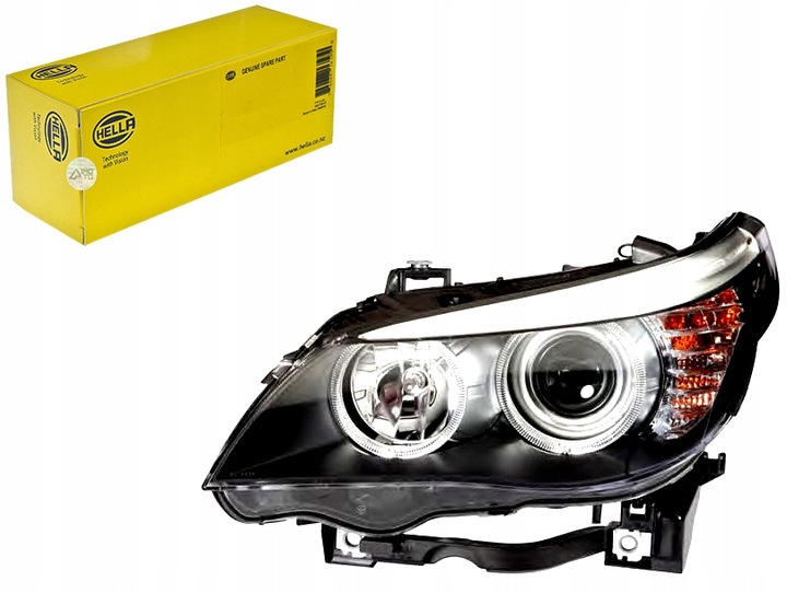 фото №1, Фара h7 электрический з двигателем поворотник led