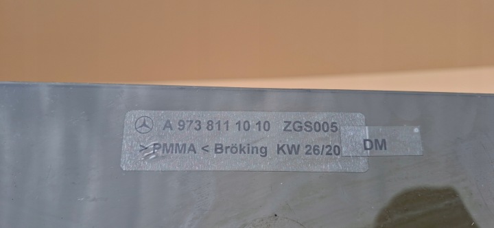 фото №12, Mercedes atego axor накладка защита солнцезащитная оригинал a9738111010
