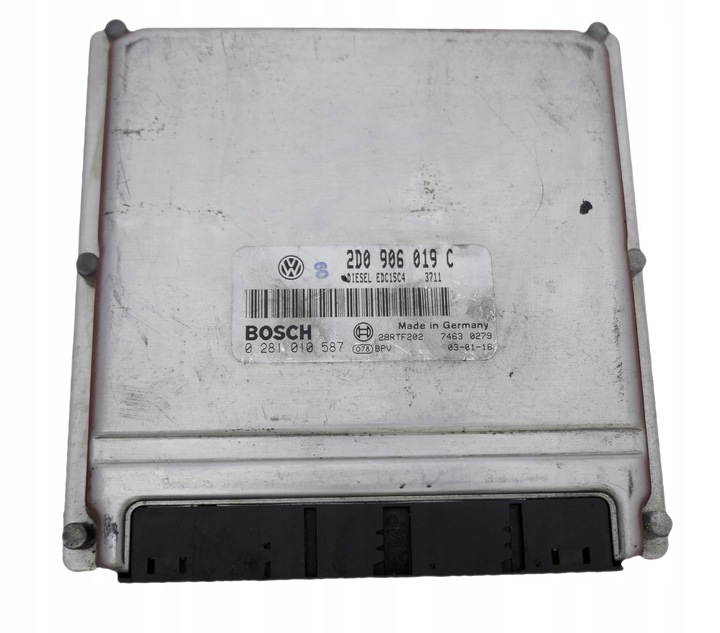 фото №1, Блок керування vw lt 2.8 tdi 0281010587 2d0906019c програмування