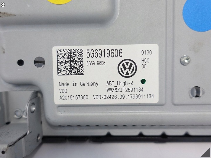 фото №9, Vw golf 7 vii 5g0 5g6 tiguan 5na passat b8 3g0 монитор дисплей