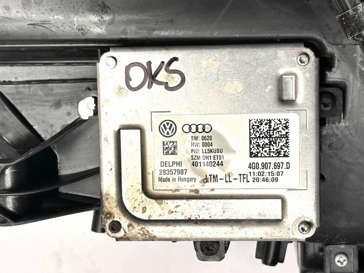 фото №11, Audi a4 s4 b8 8k рестайлінг фара передня праве перед bixenon tyc пошкоджений uk