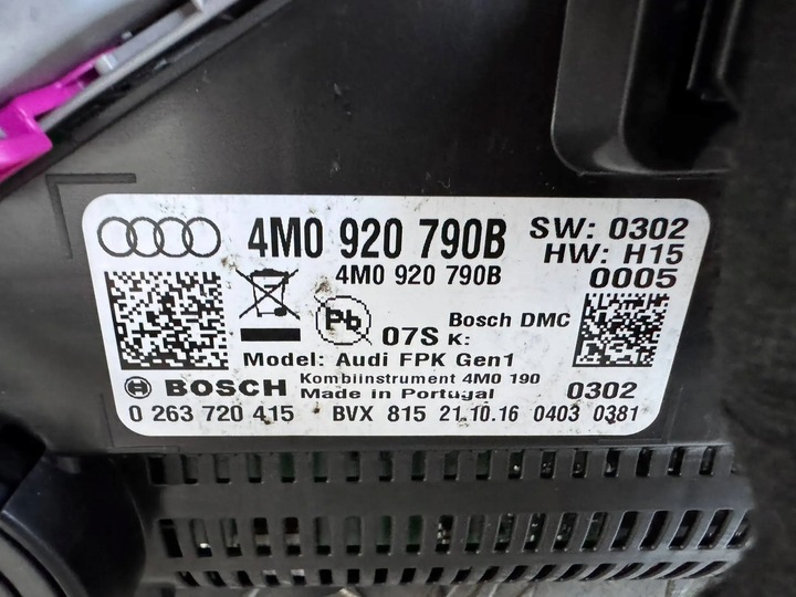 фото №9, Audi sq7 q7 4m 4.0 tdi 2015-2019 спідометр  прилади дисплей