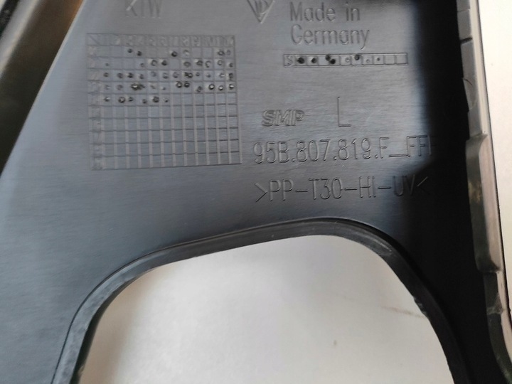 фото №9, Ліва решітка бампера 95b807819f porsche macan рестайлінг