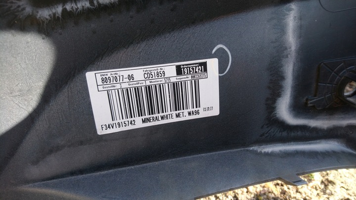 фото №7, Бампер перед переднее bmw 3 gt f34 m набор