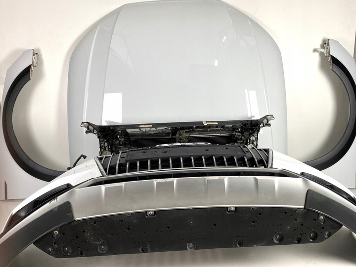 фото №8, Audi a4 b9 allroad бампер капот pas лампи matrix перед комплект білий ls9r