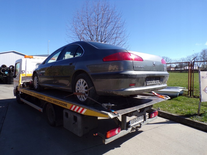 фото №7, Бампер задній  zczujnikiem peugeot 607 sedan