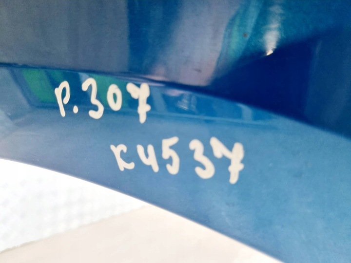 фото №12, Крило перед права сторона peugeot 307 cc рестайлінг 2006 9653364577