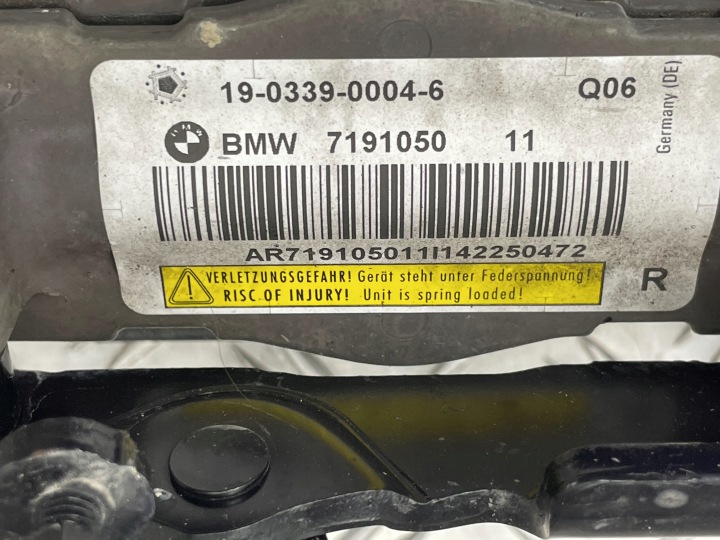 фото №7, Bmw f10 f11 патрон / заряд петля капота праве 7191050 7191328