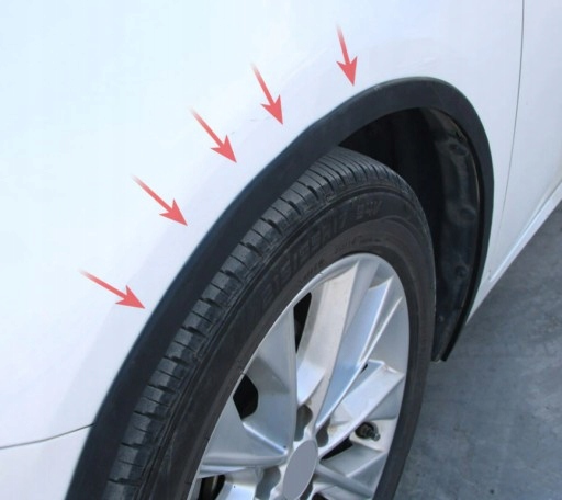 фото №9, Накладка планка защитная колёсная арка крыльев 6m x3cm