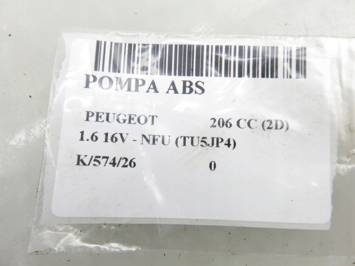 фото №8, Блок управления abs peugeot 206 cc 2d 10096011573 10020602294 9659137080