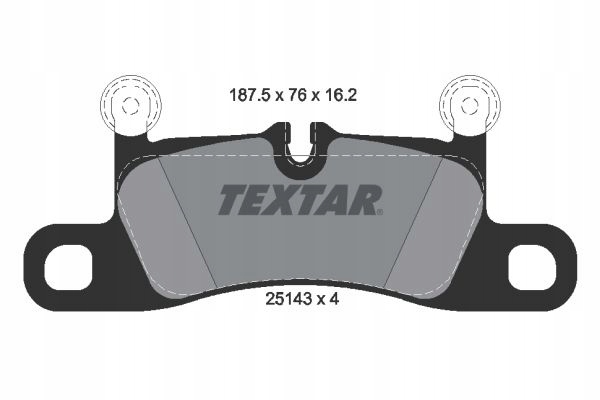 фото №2, Textar тормозные колодки тормозные зад