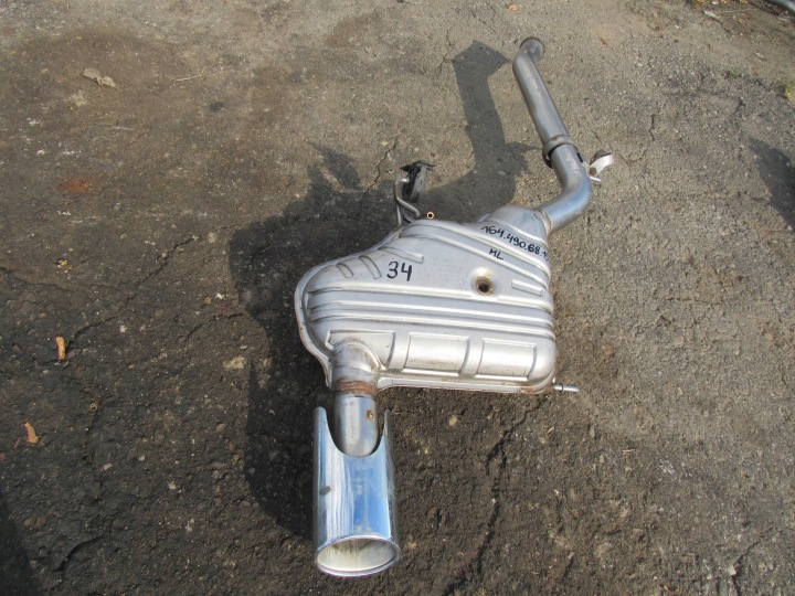 фото №6, Глушитель конечный выхлоп mercedes-benz ml w164 164 a1644906815