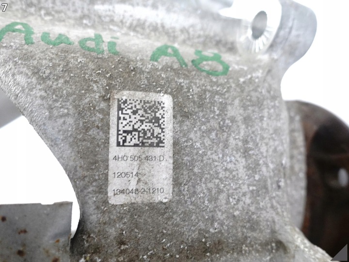 фото №8, Audi a8 s8 4h0 d4 рестайлінг 09-17 підвішування поворотна опора важелі ліва зад 110km