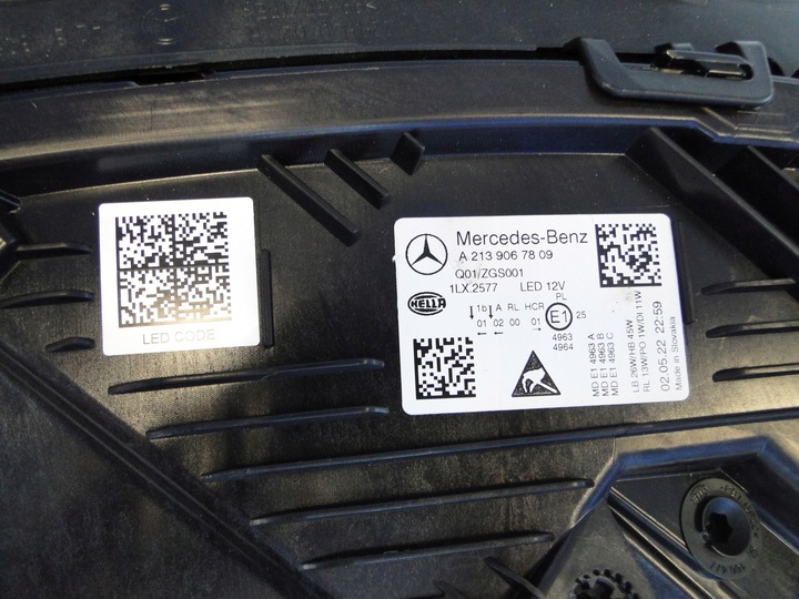 фото №11, Mercedes e класс w213 s213 213 рестайлинг лампа правая led high performance