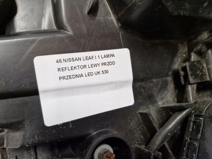 фото №8, Nissan leaf i 1 фара передняя левые перед передняя led uk