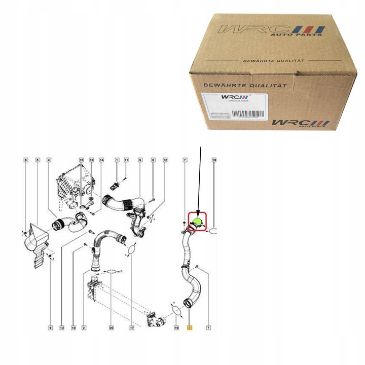 фото №13, Шланг труба шланг турбіни vivaro trafic 1.6 cdti