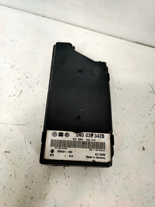 фото №1, Модуль інтерфейс vw polo seat skoda 5n0035342b