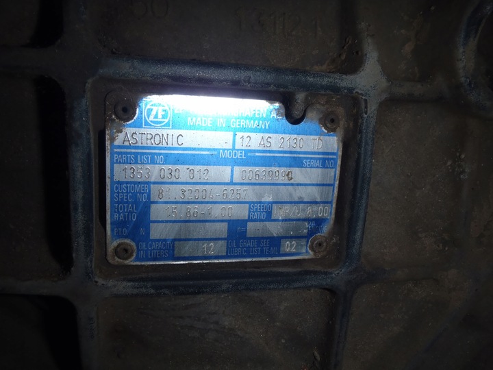 фото №5, Коробка передач коробки передач man tgx tgs tga 81320046257