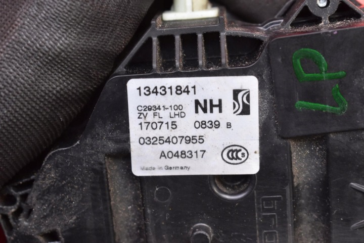 фото №8, Замок двері ліві перед передній eu 13431841 opel corsa e 5d hb 14-20