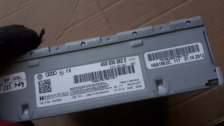 фото №8, S6 c7 4g a6 модуль тюнер радіо 4g0035082e s4 b8