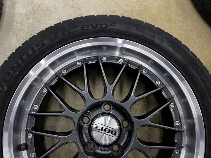 фото №11, Диски алюмінієві vw 7,5jx17 et? 5x112 dotz revvo dark диски r17 дюймів polero
