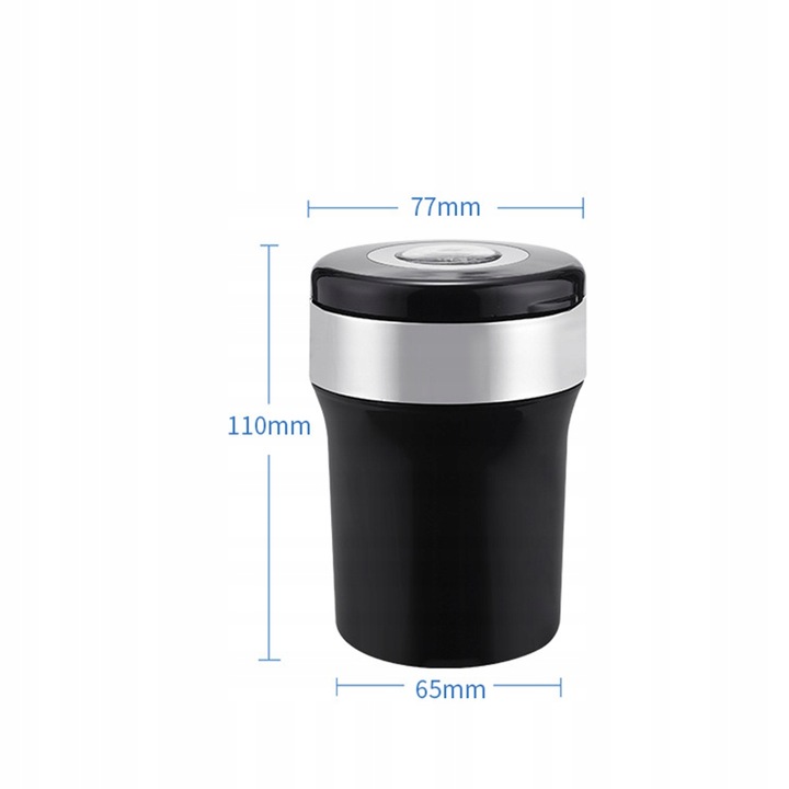 фото №8, Пепельница з крышка автомобильная