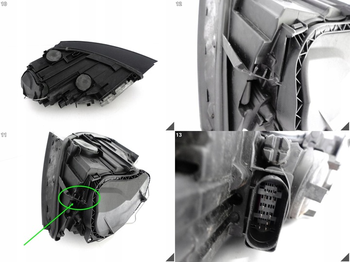 фото №11, Audi tt tts ttrs 8j0 10-14 управляемая afs ксенон+ led лампа правая перед европа