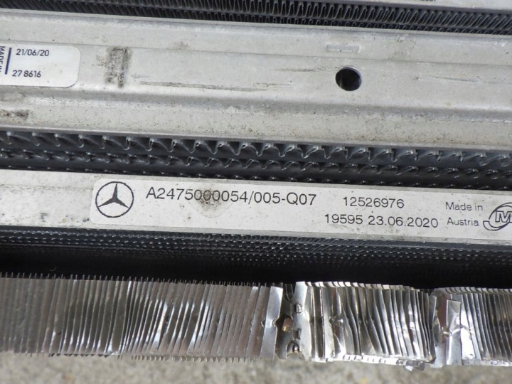 фото №7, Mercedes a w 177 cla w 118 glb x 247 b w 247 gla h 247 eqa комплект радиатор