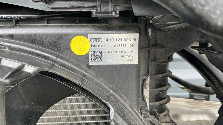 фото №6, Audi a8 d4 3.0 tdi pas переднее усилитель радиатор вентиляторы