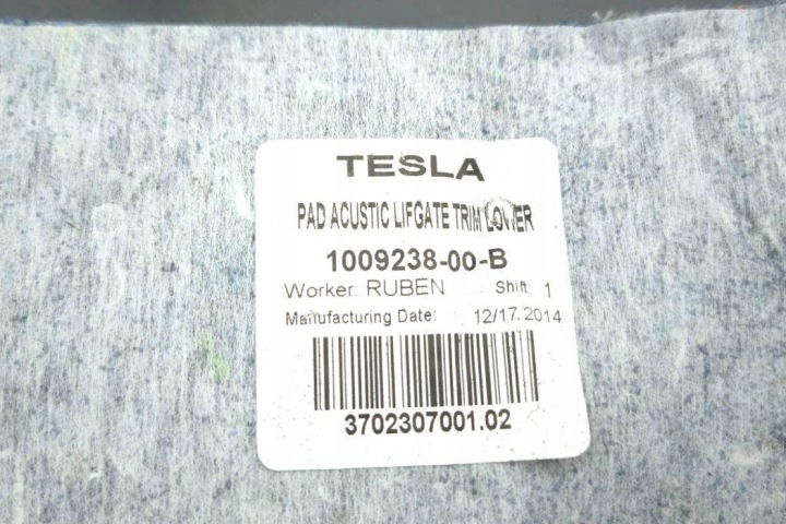 фото №14, Wykońzenie крышки багажника tesla модель s 100923800b электрический 2015