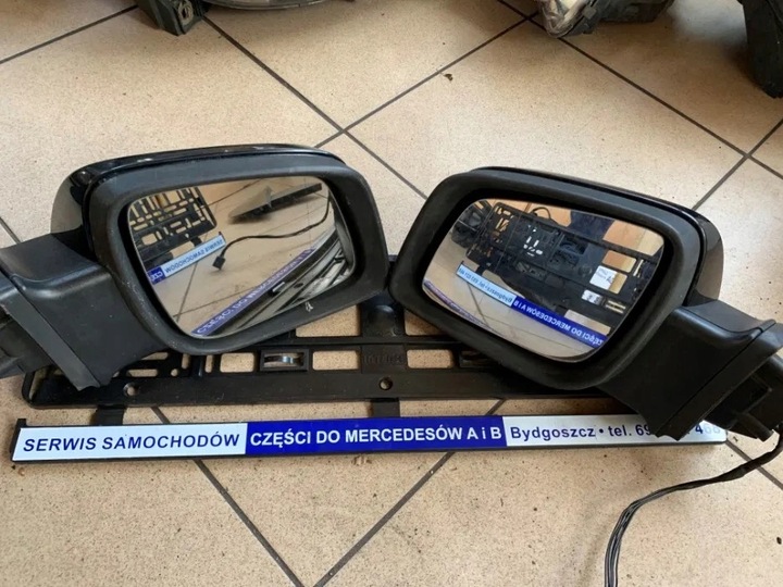 фото №12, Mercedes b клас w245 рестайлінг дзеркало зовнішній сріблястий lak 761 7 кабелі контактів