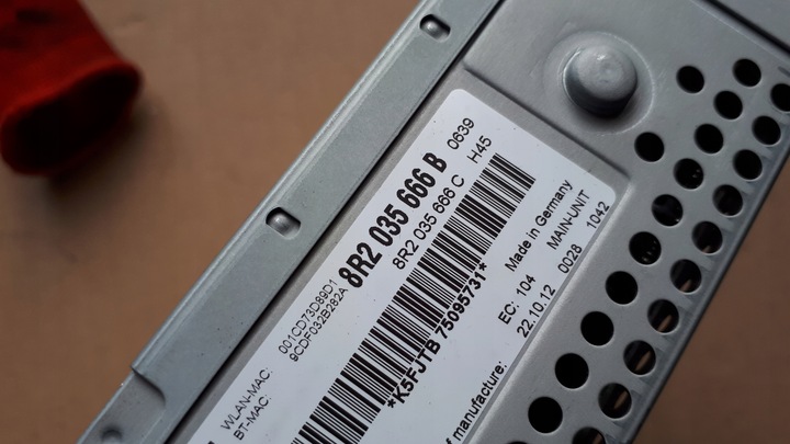 фото №8, A5 8t рестайлінг зчитувач навігації mmi 8r2035666b a4 b8 версія англійська